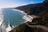 View of a coastal highway