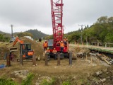 contractors at tidal creek bridge
